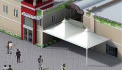 安裝膜結(jié)構(gòu)雨棚的好處有哪些你知道嗎？